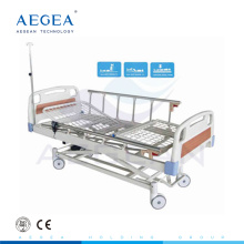 AG-BM106 three function electric adjustable medical bed with wheels